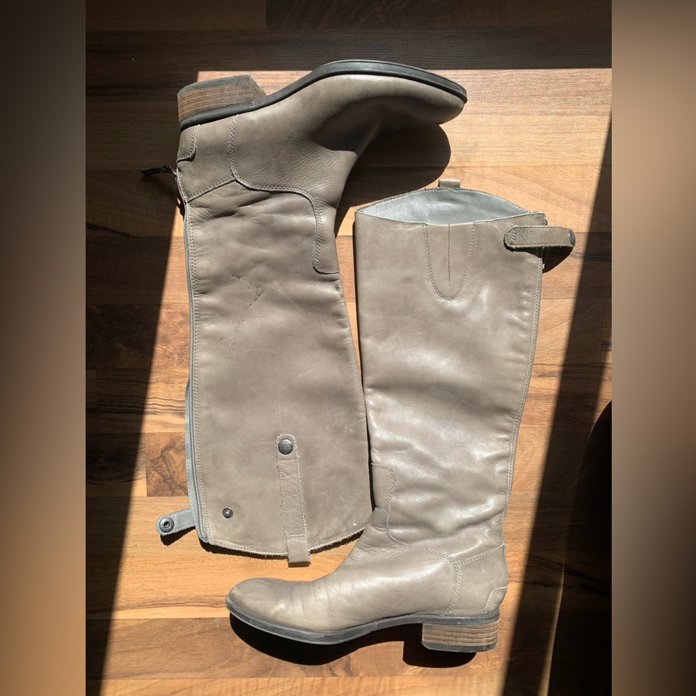 Sam Edelman Penny Gray Heeled Boots